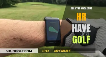 Vivoactive HR: Golf Tracking and More
