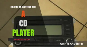 Does the VW Golf Include a CD Player? Find Out Here