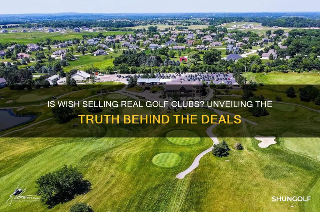 does the wish website real golf clubs