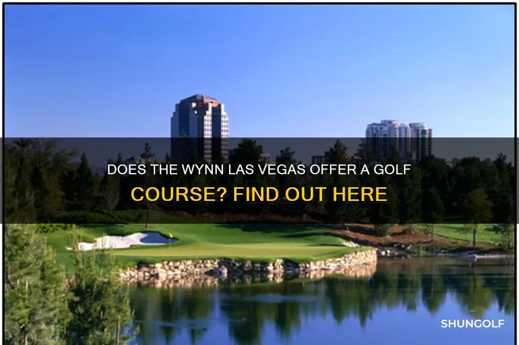 does the wynn have a golf course