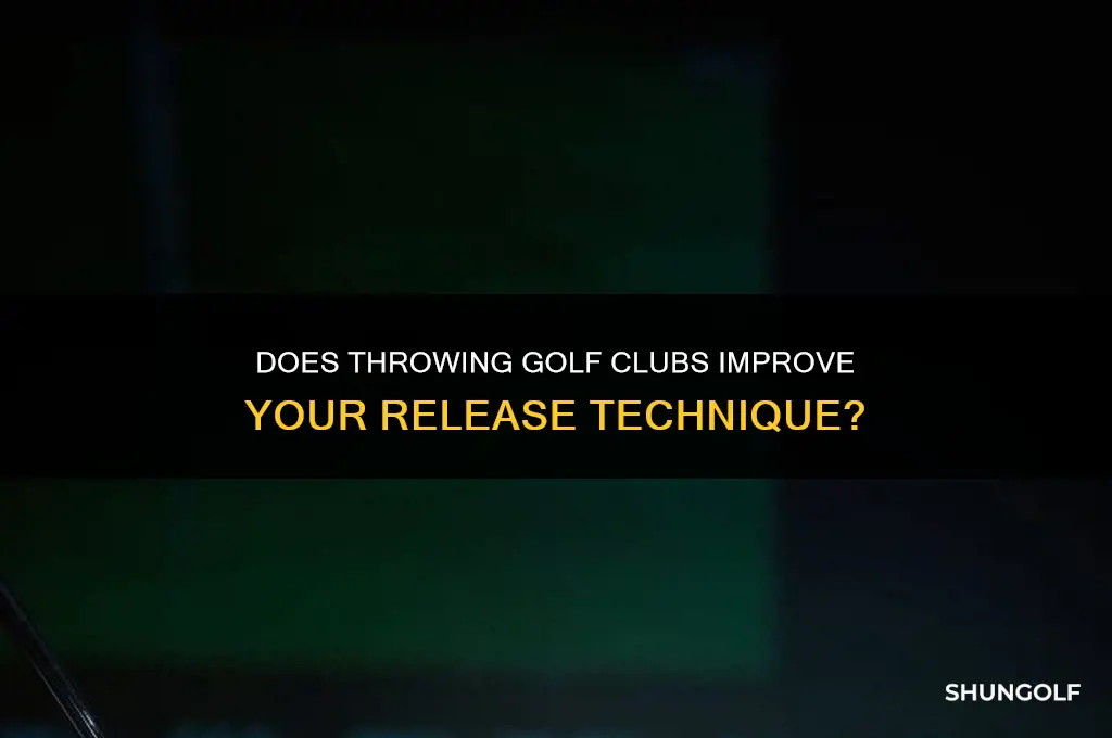 does throwing golf clubs teach you how to release