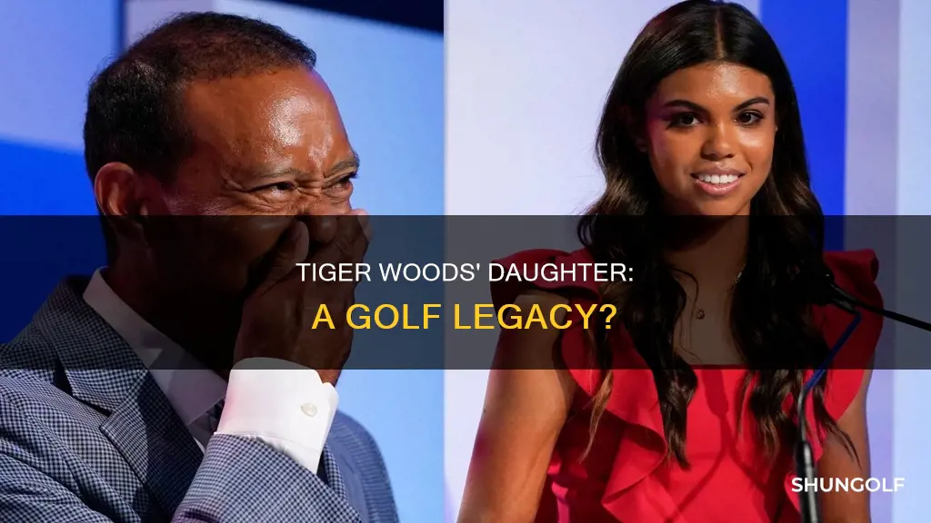 does tiger woods daughter golf
