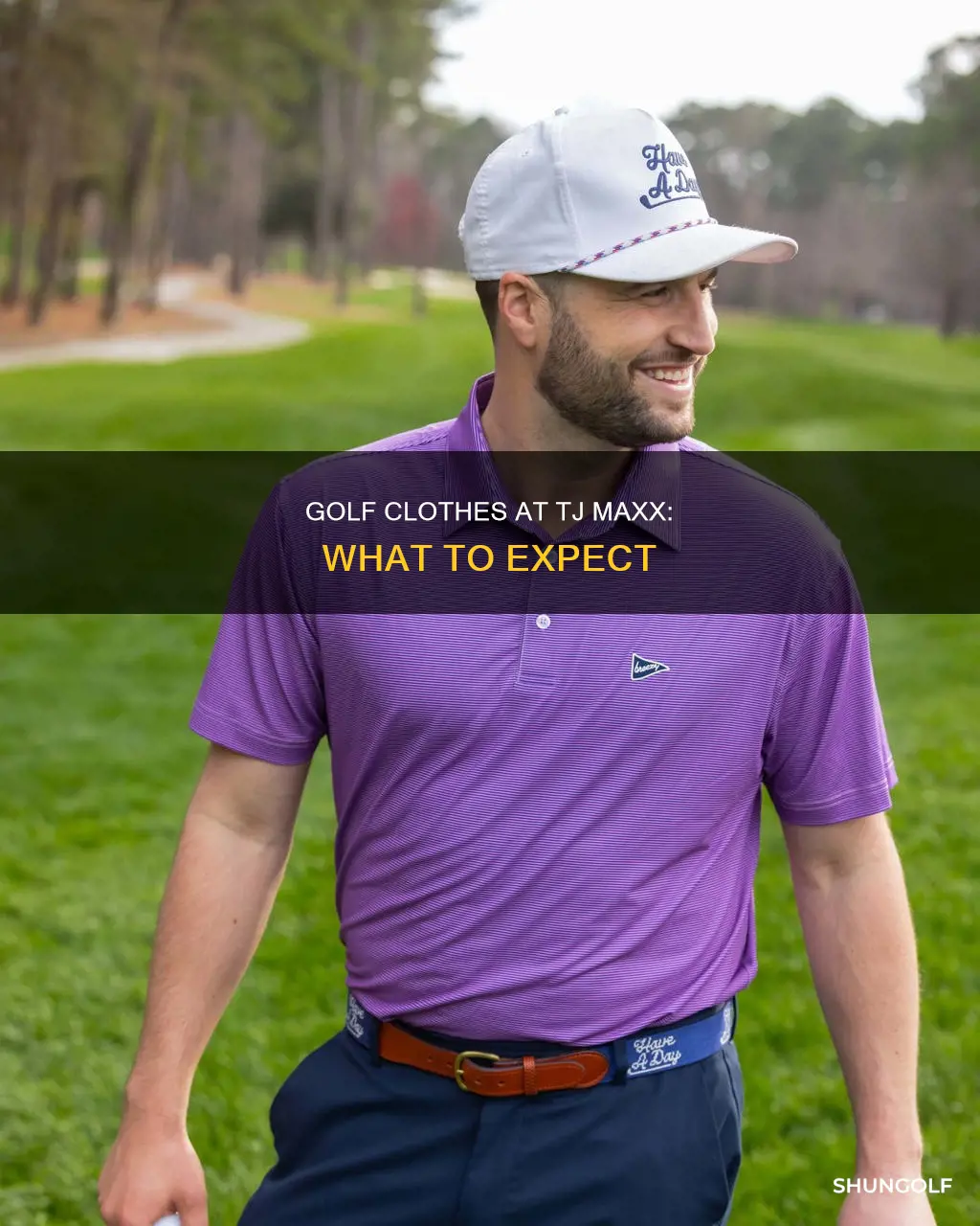 does tj maxx have golf clothes