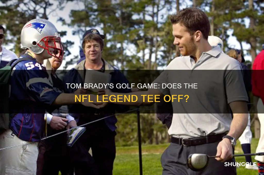 does tom brady play golf
