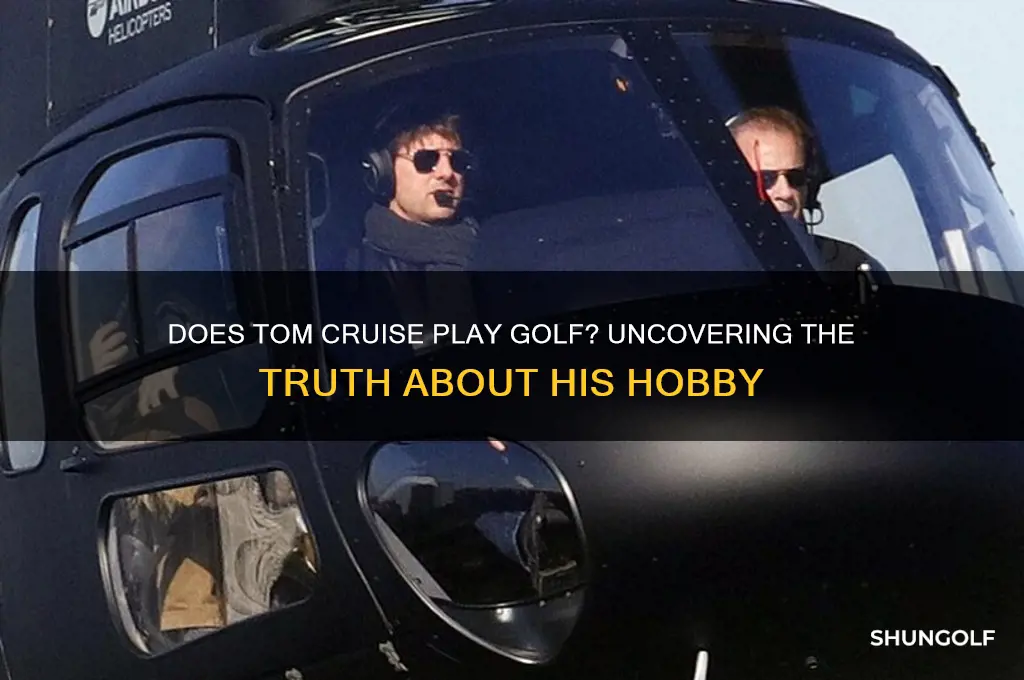does tom cruise play golf