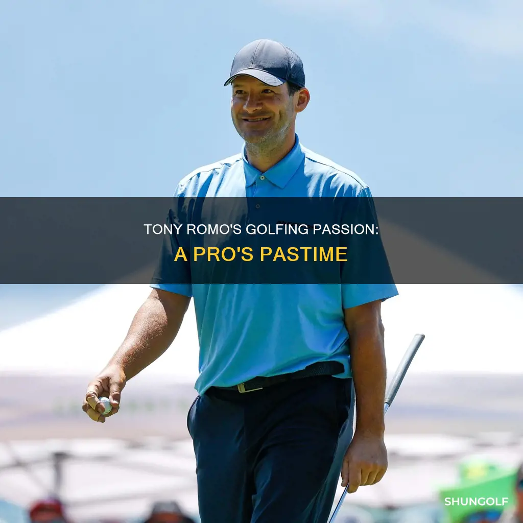 does tony romo golf