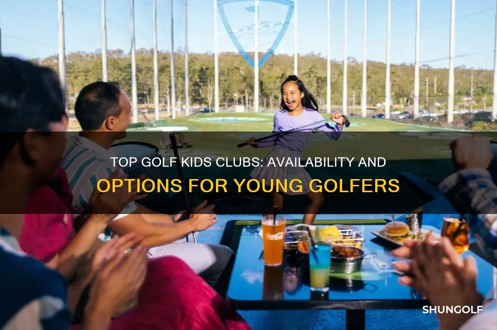 does top golf have kids clubs