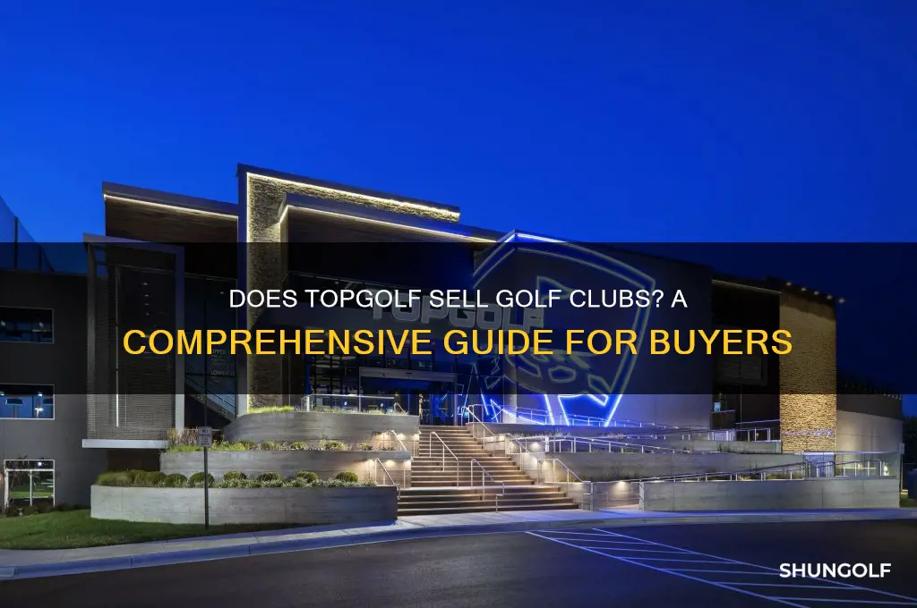 does top golf sell clubs