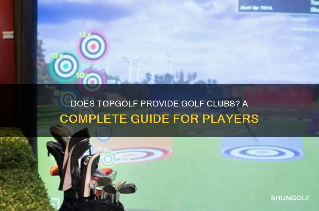 does topgolf provide golf clubs