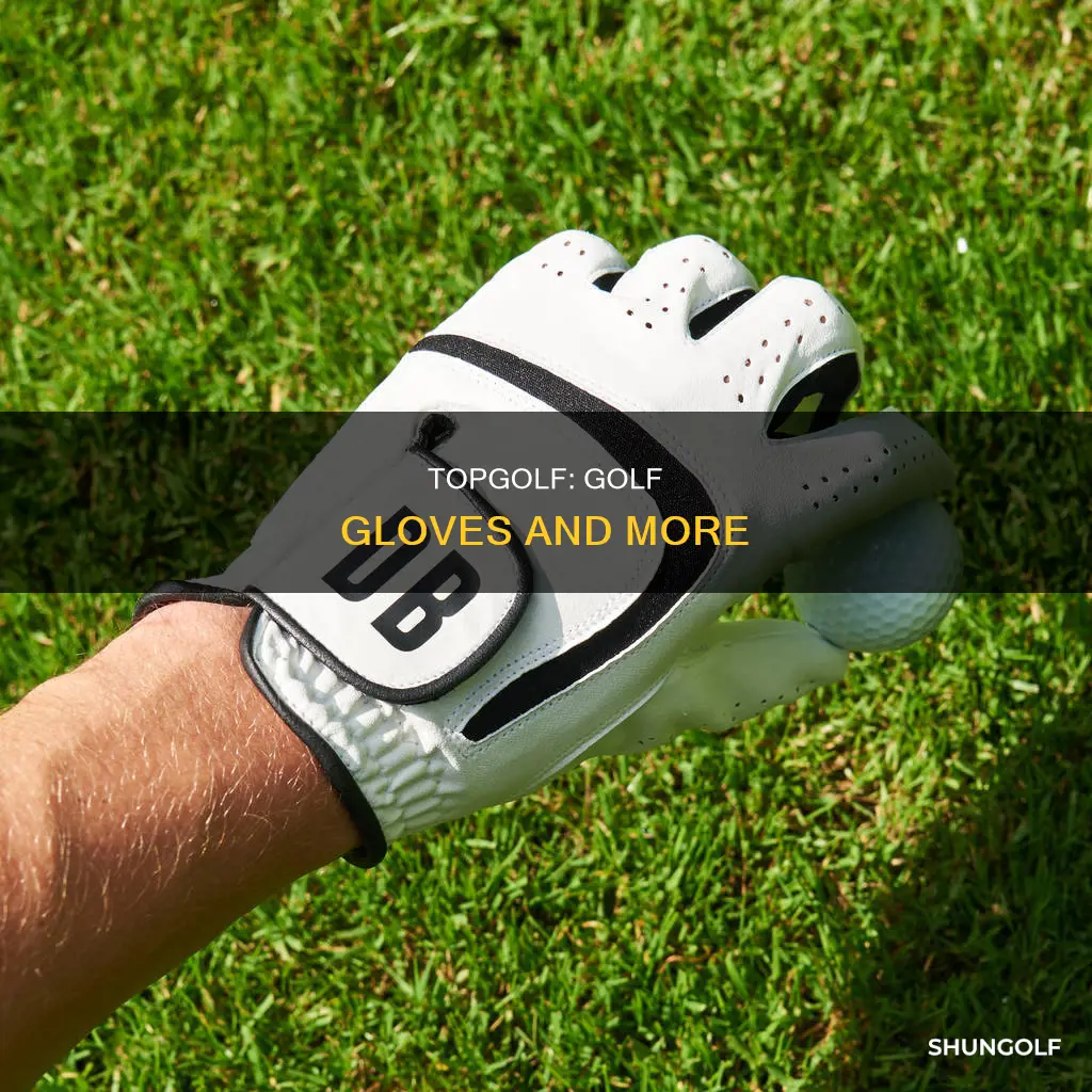 does topgolf sell golf gloves