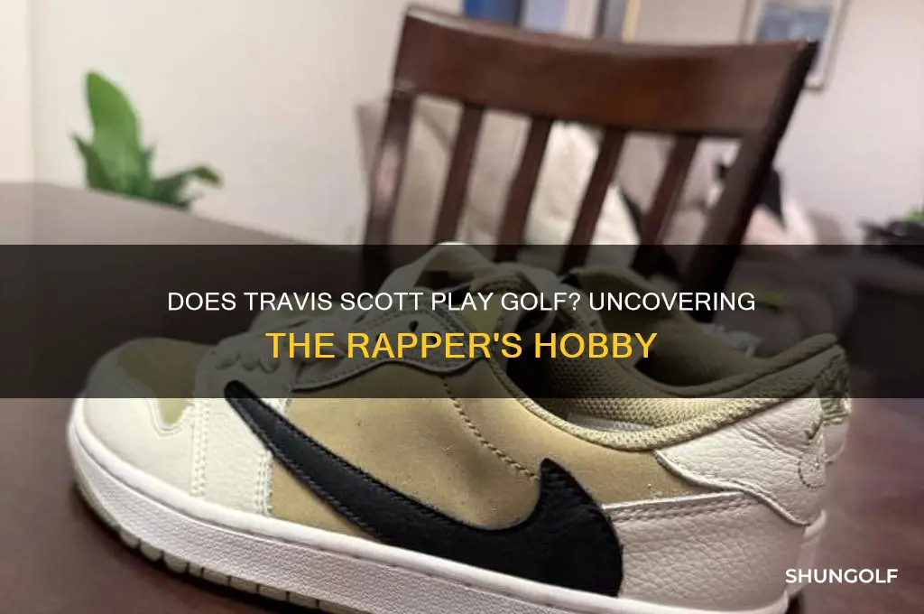 does travis scott play golf
