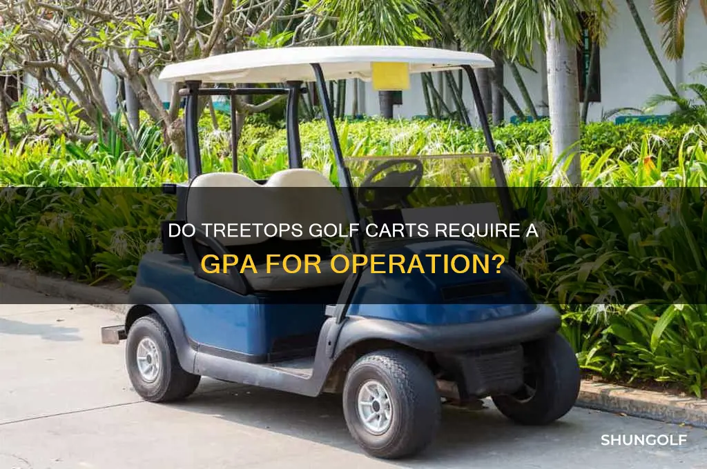 does treetops golf carts have gpa
