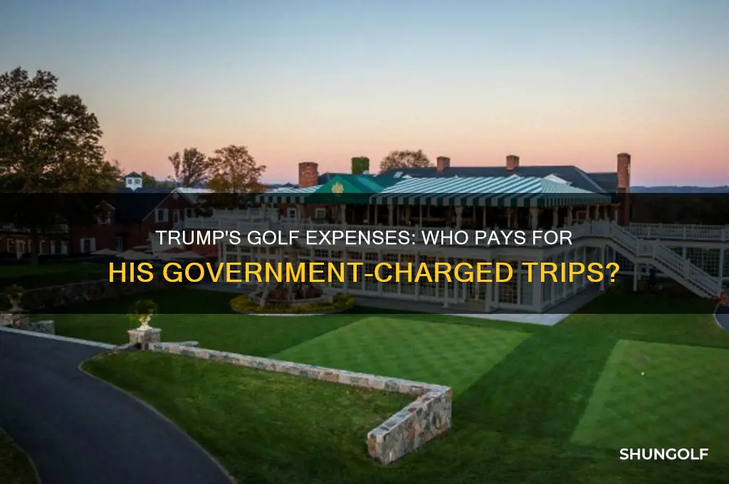 does trump charge the government for golf playing expenses