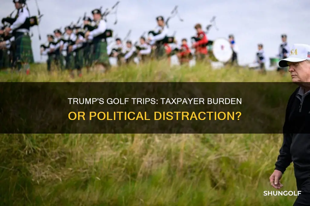 does trump golfing cost taxpayers truth