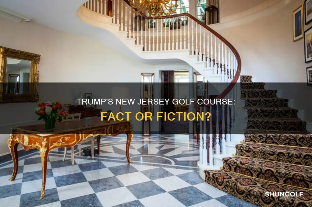 does trump have a golf course in new jersey