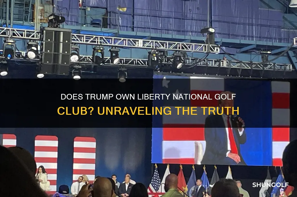 does trump own liberty national golf club