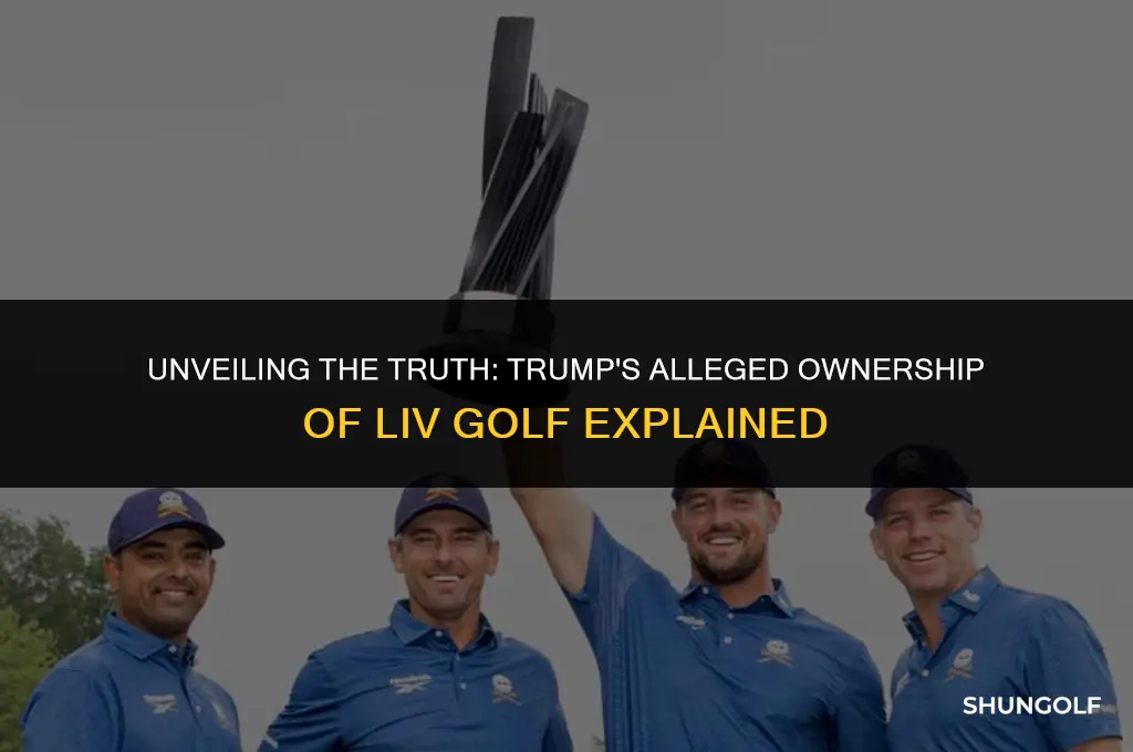 does trump own liv golf