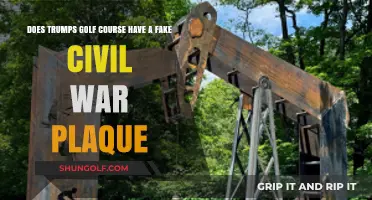 Trump's Golf Course: Unveiling the Mystery of the Civil War Plaque