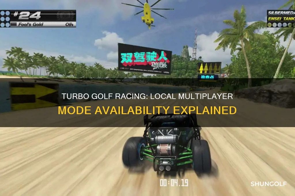 does turbo golf racing have local multiplayer
