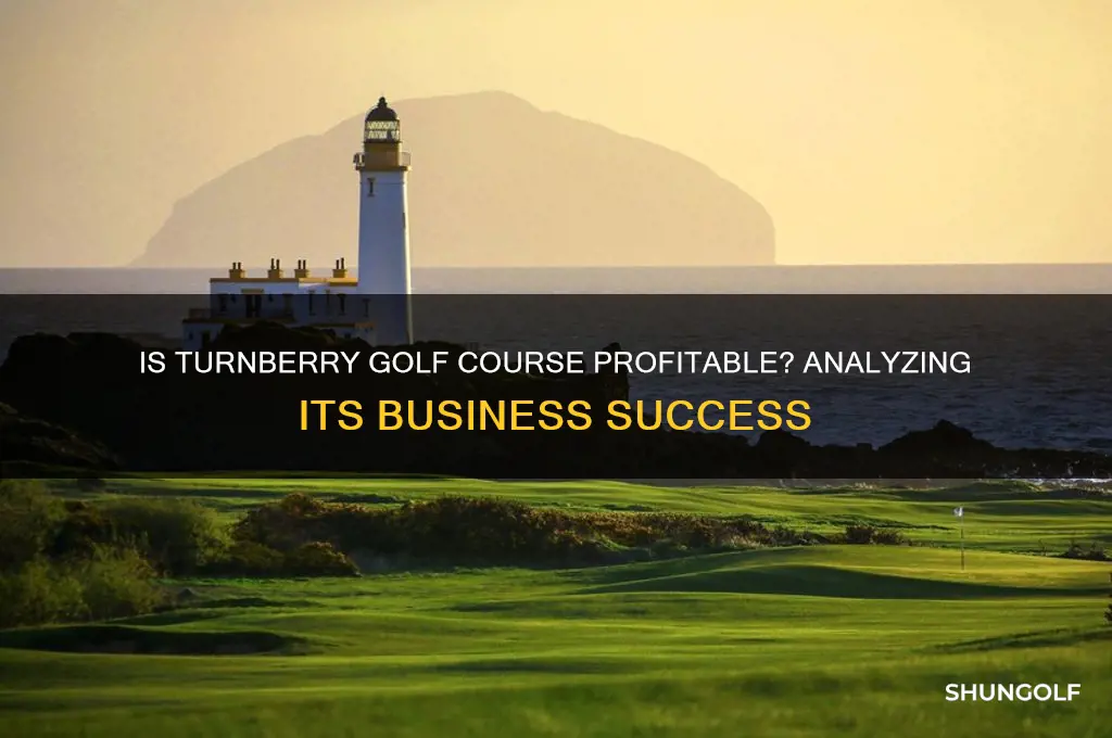 does turnberry golf course do good business