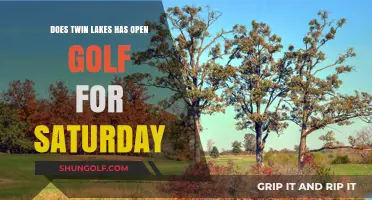 Twin Lakes Golf Availability: Open Tee Times for Saturday?