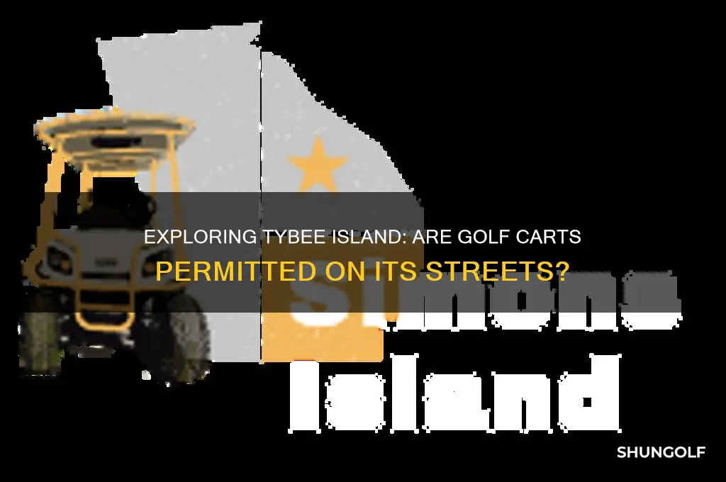 does tybee isalnd allow golf carts