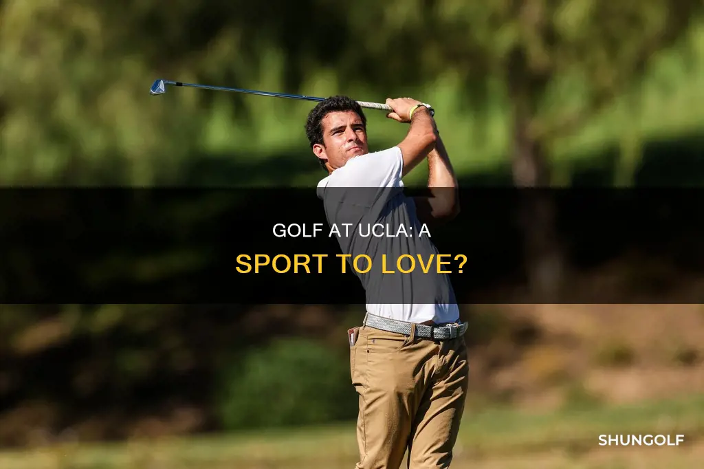 does ucla like golf