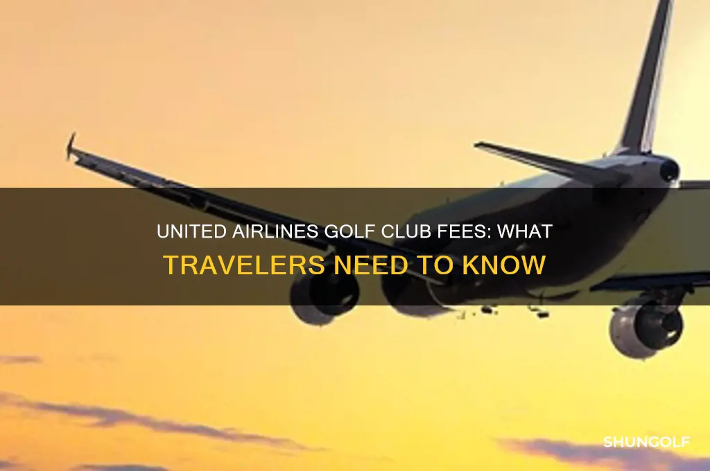 does united charge extra for golf clubs