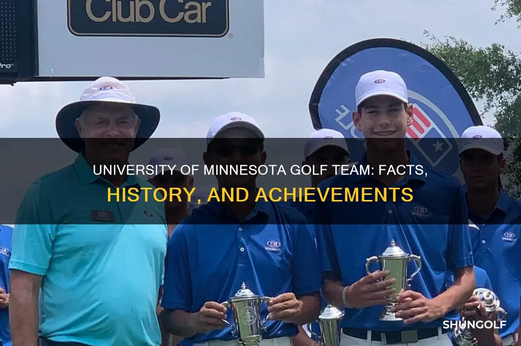 does university of minnesota have a golf team