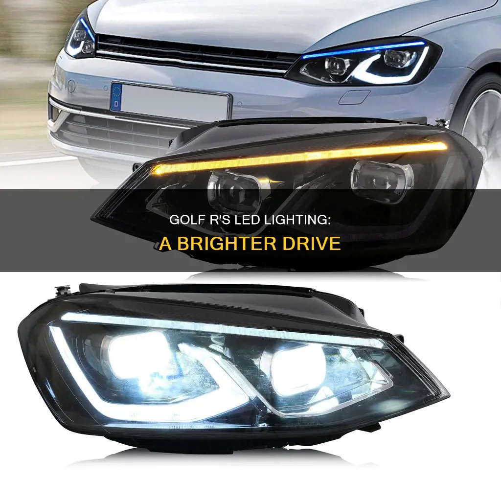 does us golf r have led