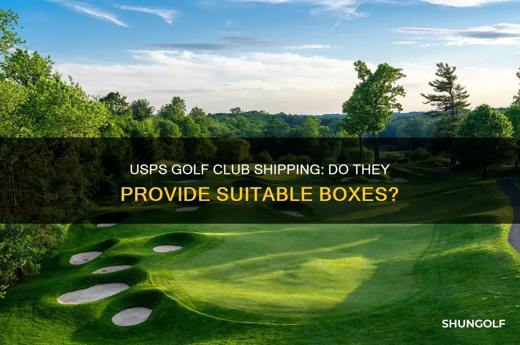 does usps have boxes for golf clubs