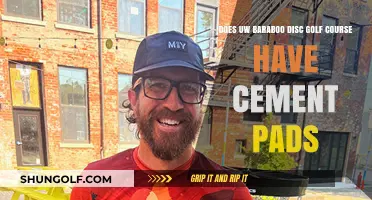 UW Baraboo Disc Golf Course: Cement Pads or Natural Tees?