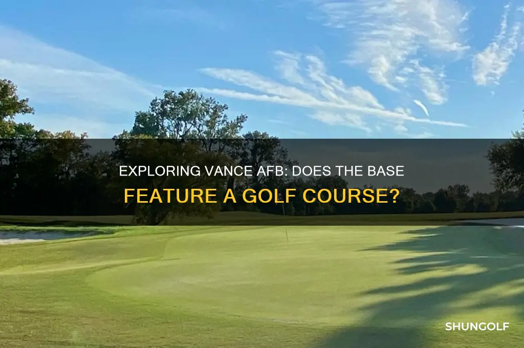 does vance afb have a golf course