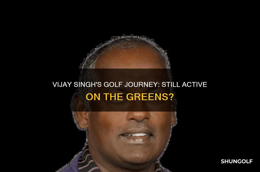 does vijay singh still play golf
