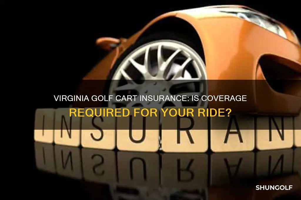 does virginia require golf cart insurance