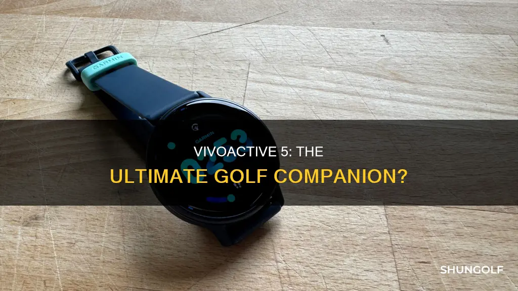 does vivoactive 5 have golf