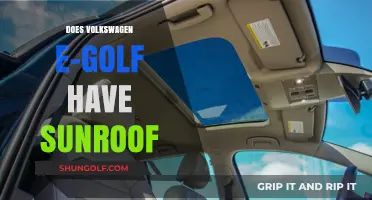 Sunroof in Volkswagen e-Golf: Is it a Feature?