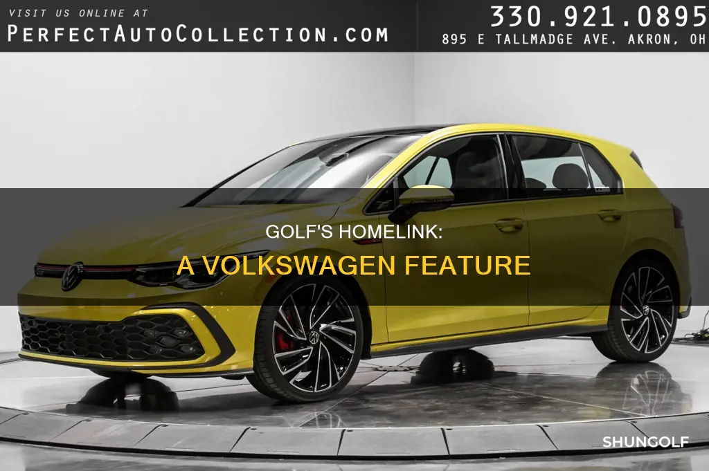 does volkswagen golf have homelink