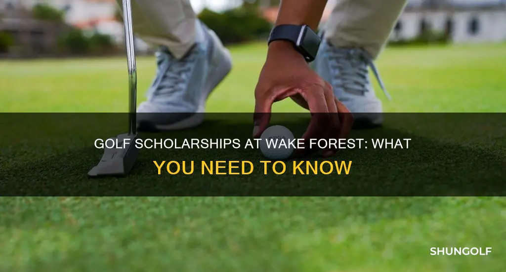 does wake forest have golf scholarships