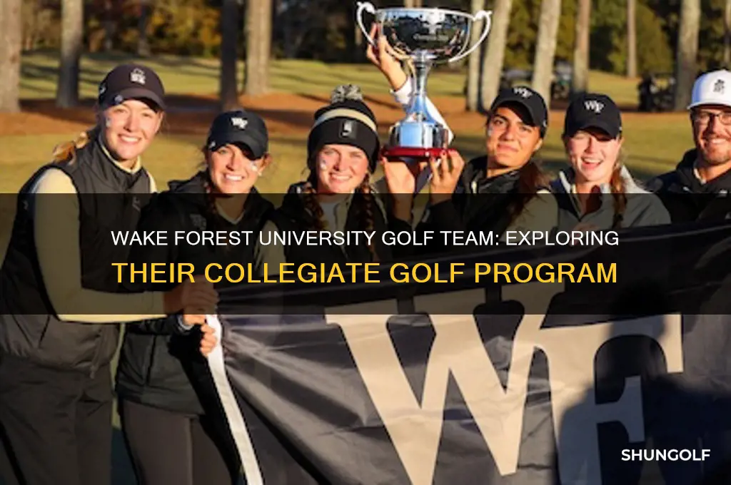 does wake forest university have a golf team