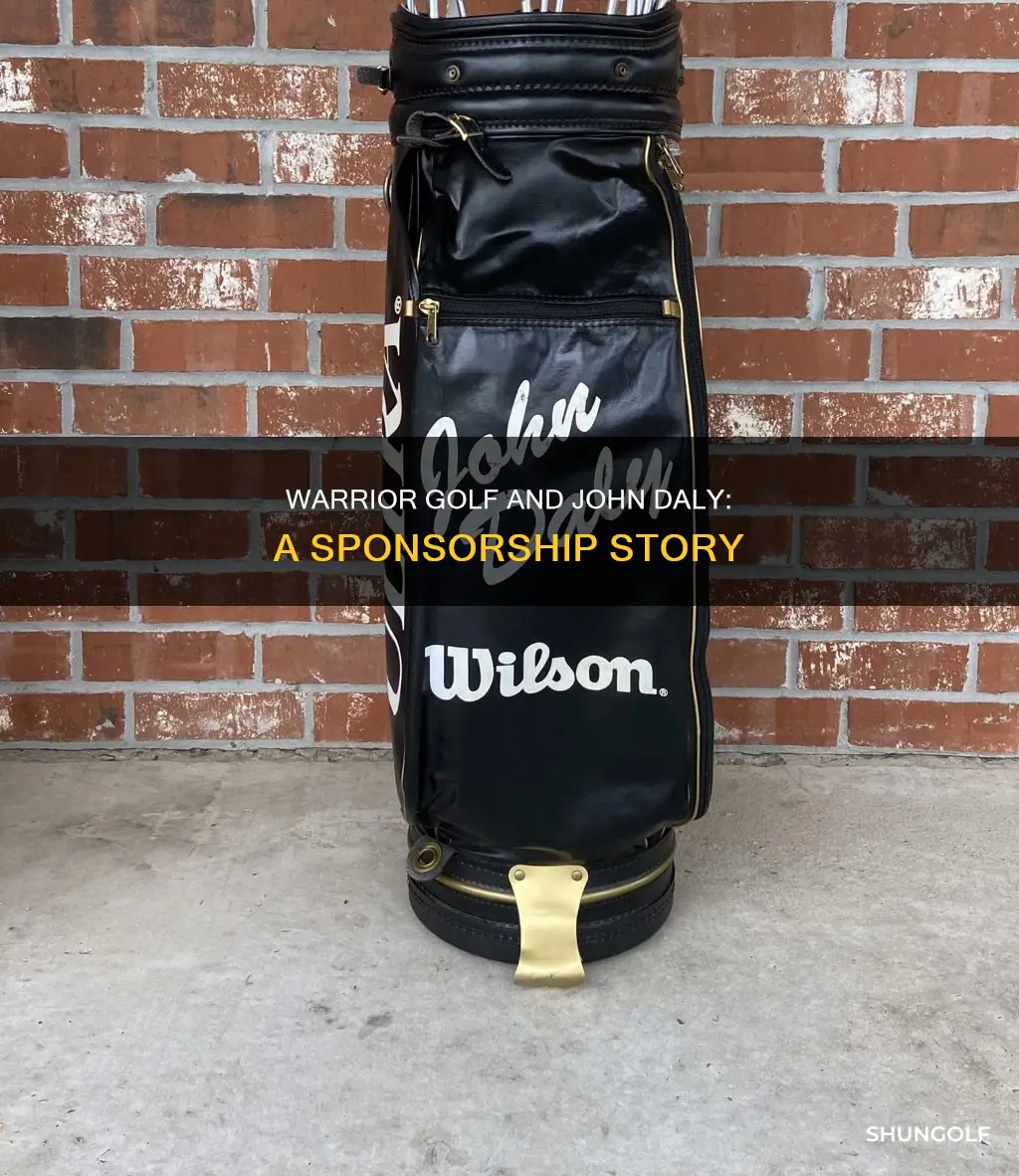 does warrior golf sponsor john daly