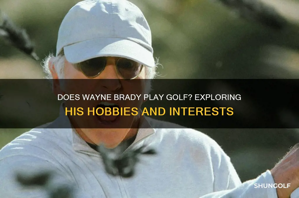 does wayne brady play golf