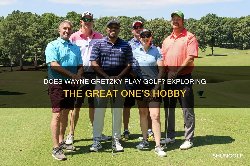 does wayne gretzky play golf