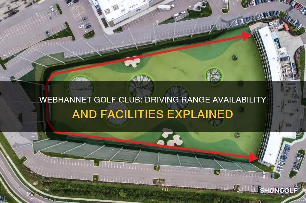 does webhannet golf club have a driving range