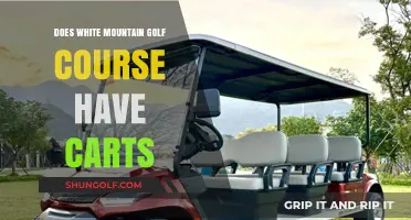 White Mountain Golf Course: Cart Availability and Course Experience