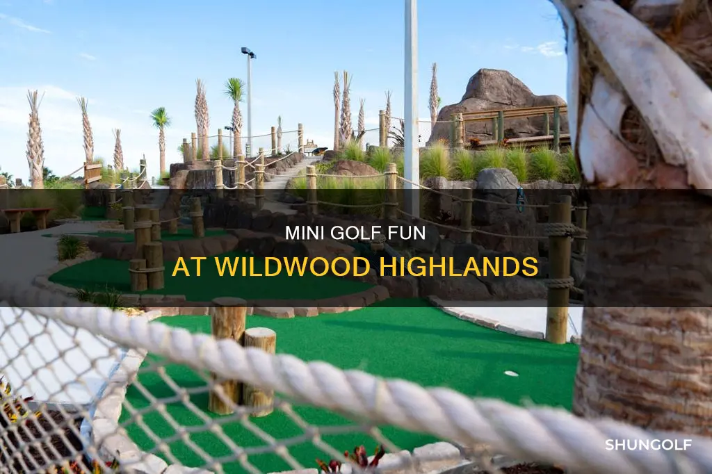 does wildwood highlands have mini golf