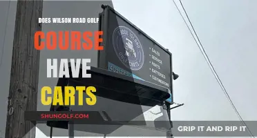 Wilson Road Golf Course: Cart Availability and Course Experience