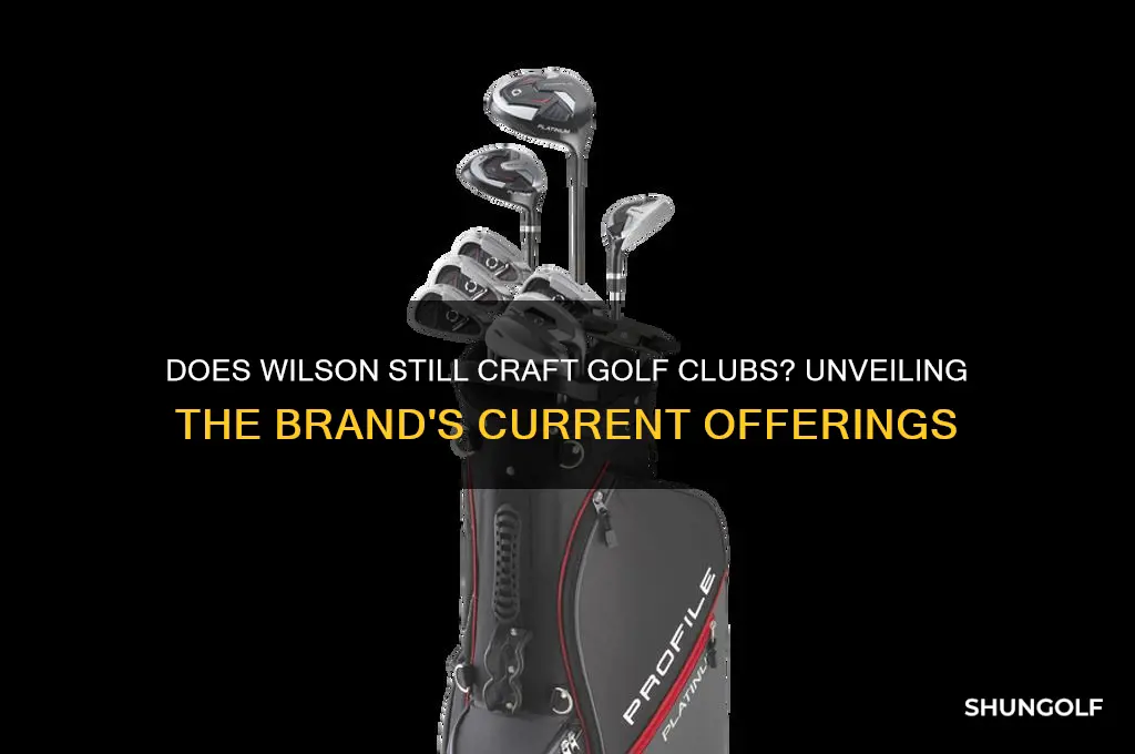 does wilson still make golf clubs