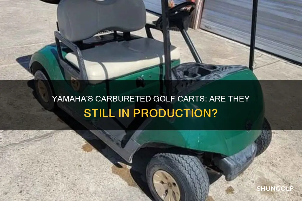 does yamaha still make a carbureted golf cart