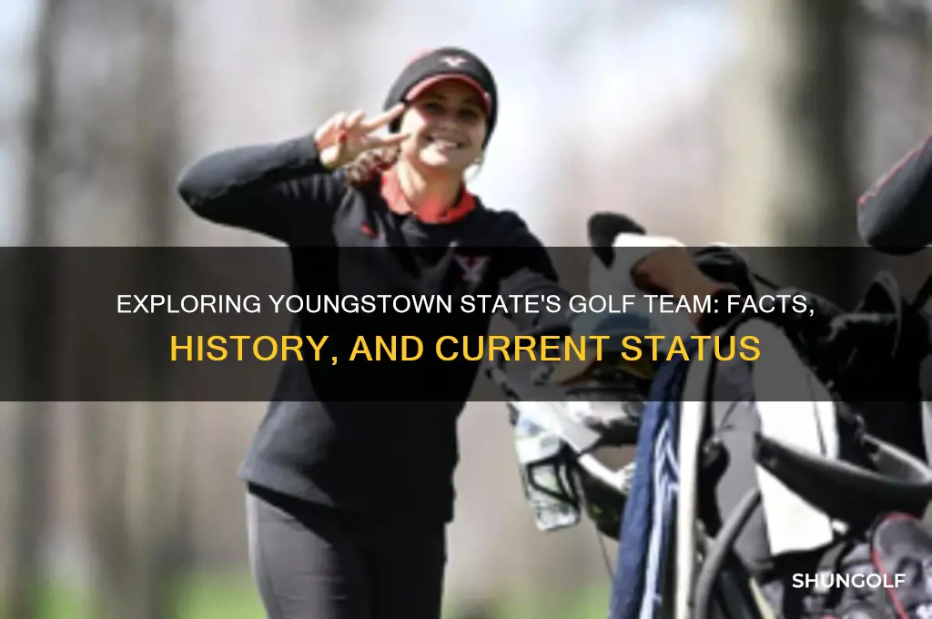 does youngstown state have a golf team